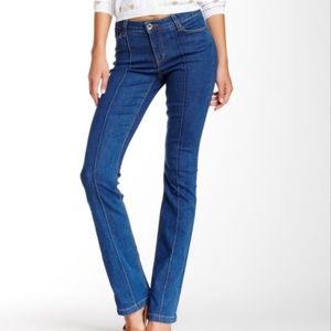 Alicia+OLIVIA High Waisted Pintuck Jeans